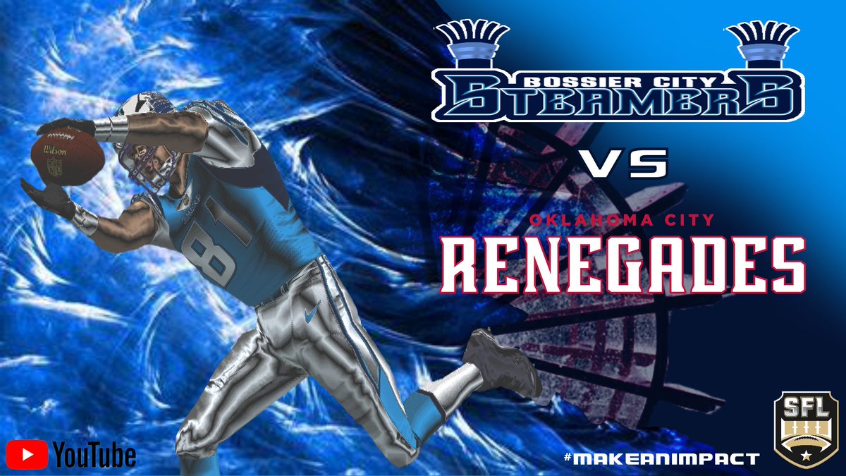 Who is ready for GAME DAY!?  Not the season we wanted but we are going down swinging.  Steamers travel to Oklahoma City to get back into the "Win" column.