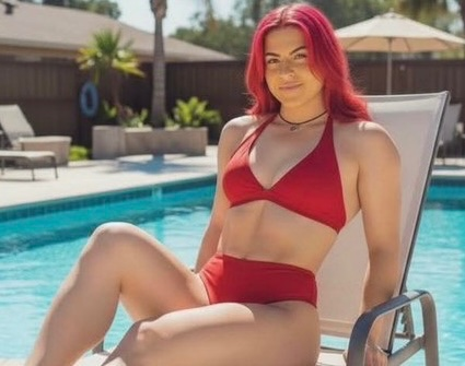 Just chillin by the pool