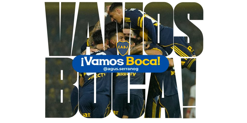 AgusSerrano__'s tweet photo. Así, Boca! 💙💛💙 https://t.co/rxzfWgQLaY