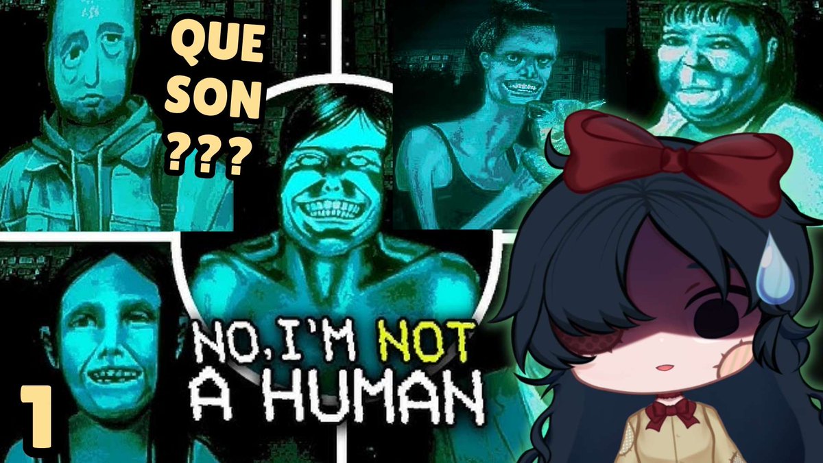 gente tomo 1 año pero alfin subi un video a YouTube!!! es jugando No, Im NOT a Human, especial de 45 minutos asique si quieren apoyar y ver un juego cool para halloween pasense a ver!!!