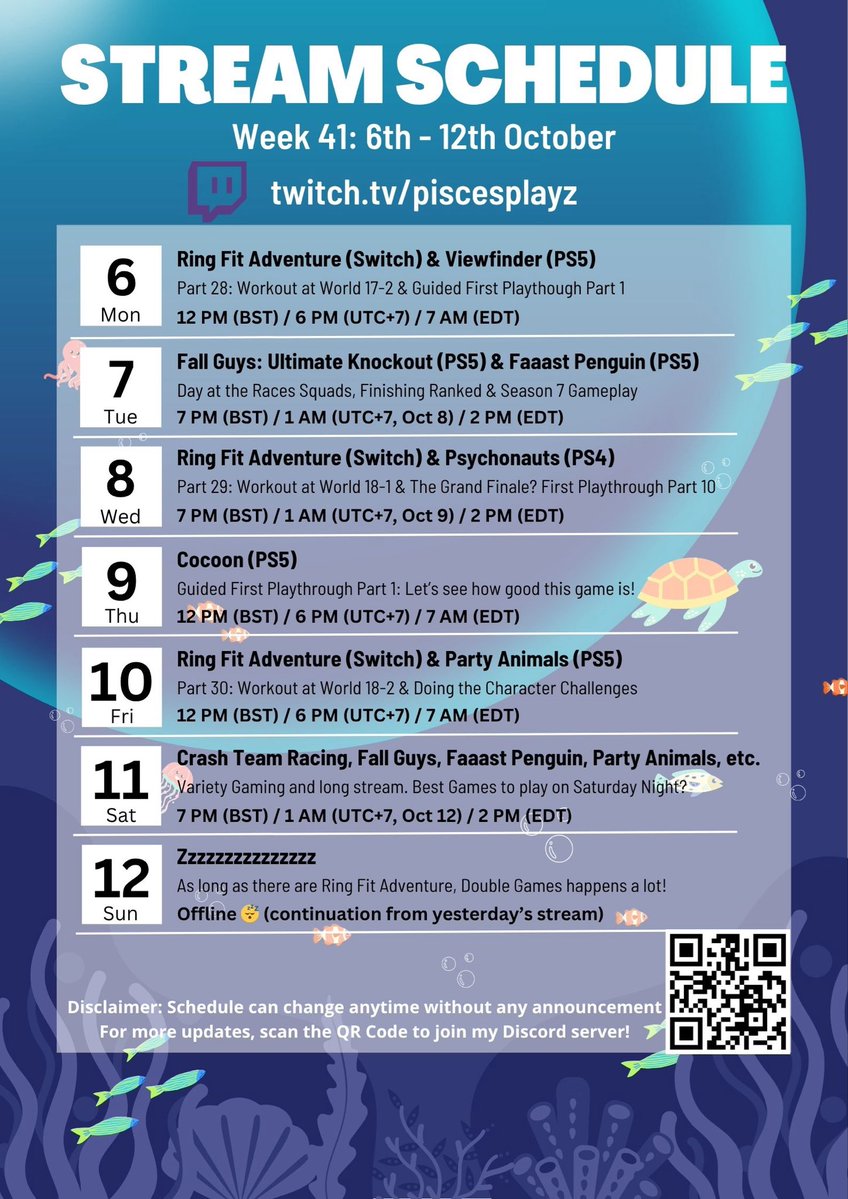 PiscesPlayz's tweet image. #streamschedule #twitchtv #smallstreamer