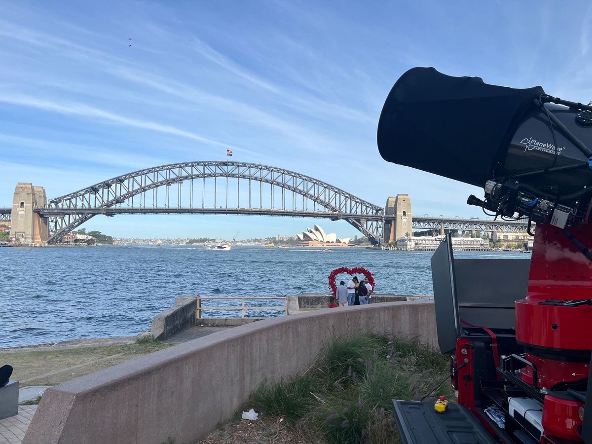 TeranetSpace's tweet photo. TeraNet stretches coast to coast 🌏

Before heading back to WA after @IAC2025sydney, the TeraNet team took the opportunity to conduct a laser downlink test from beautiful Sydney. This demonstration highlighted TN-3’s rapid deployment capability, proving we can connect anywhere, anytime.

#TeraNet #UWA #spacetechnology #opticalcommunications #spaceforaustralia #IAC2025 @AusSpaceAgency @uwanews