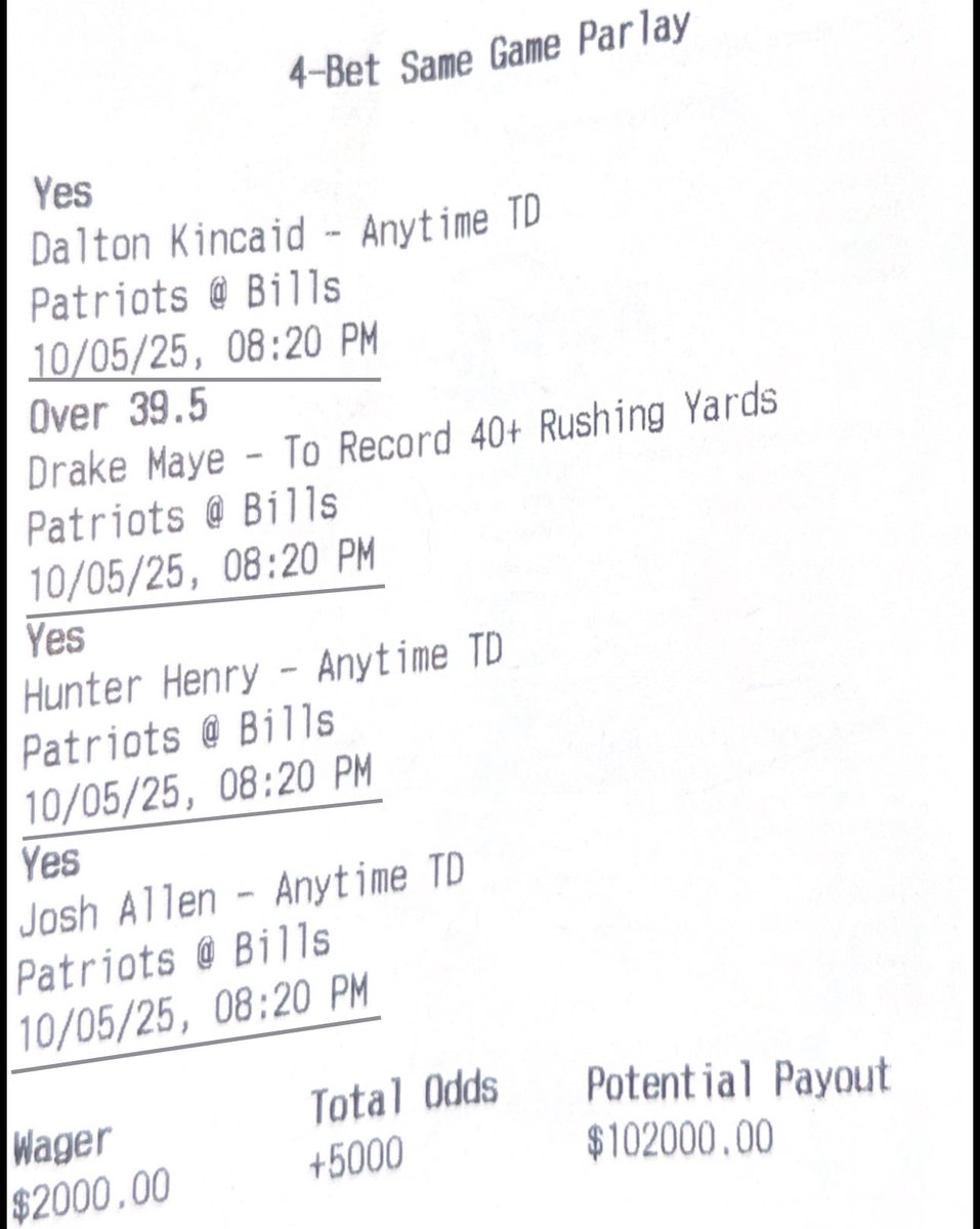 MattyBetss's tweet photo. Insane longshots for SNF 👀 

I’ll give away $200 for every slip that smacks 

LIKE to enter (must follow @mattybetss) https://t.co/hm0qnV0EF0