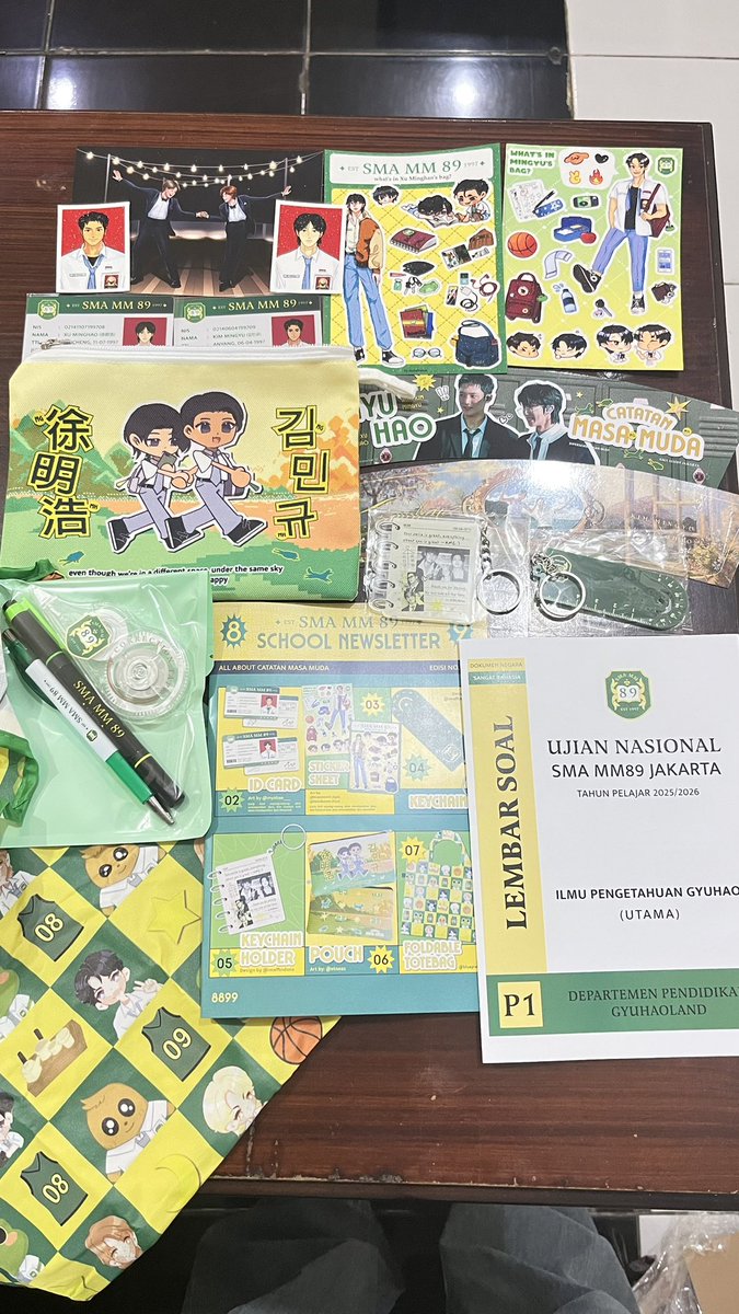 woo8hao's tweet image. Merch Gyuhao udah datengg, sukaaa bangettt🥹🥹🥹
@OSISSMAMM89 kerenn! Makasih admin dan semua yg udah berpartisipasi🥹 semoga suatu saat aku bisa ikutan event gyuhao langsung💚