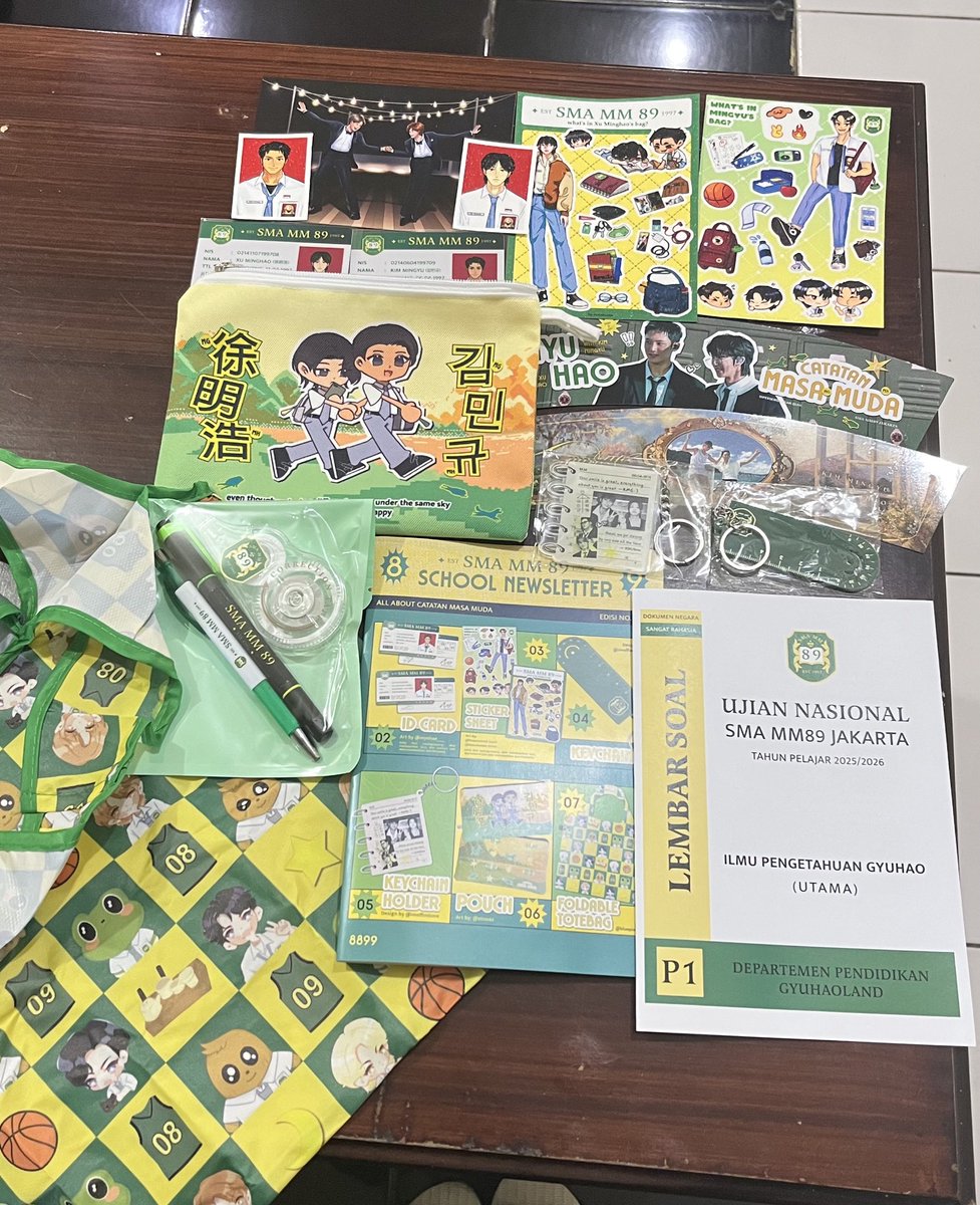 woo8hao's tweet image. Merch Gyuhao udah datengg, sukaaa bangettt🥹🥹🥹
@OSISSMAMM89 kerenn! Makasih admin dan semua yg udah berpartisipasi🥹 semoga suatu saat aku bisa ikutan event gyuhao langsung💚