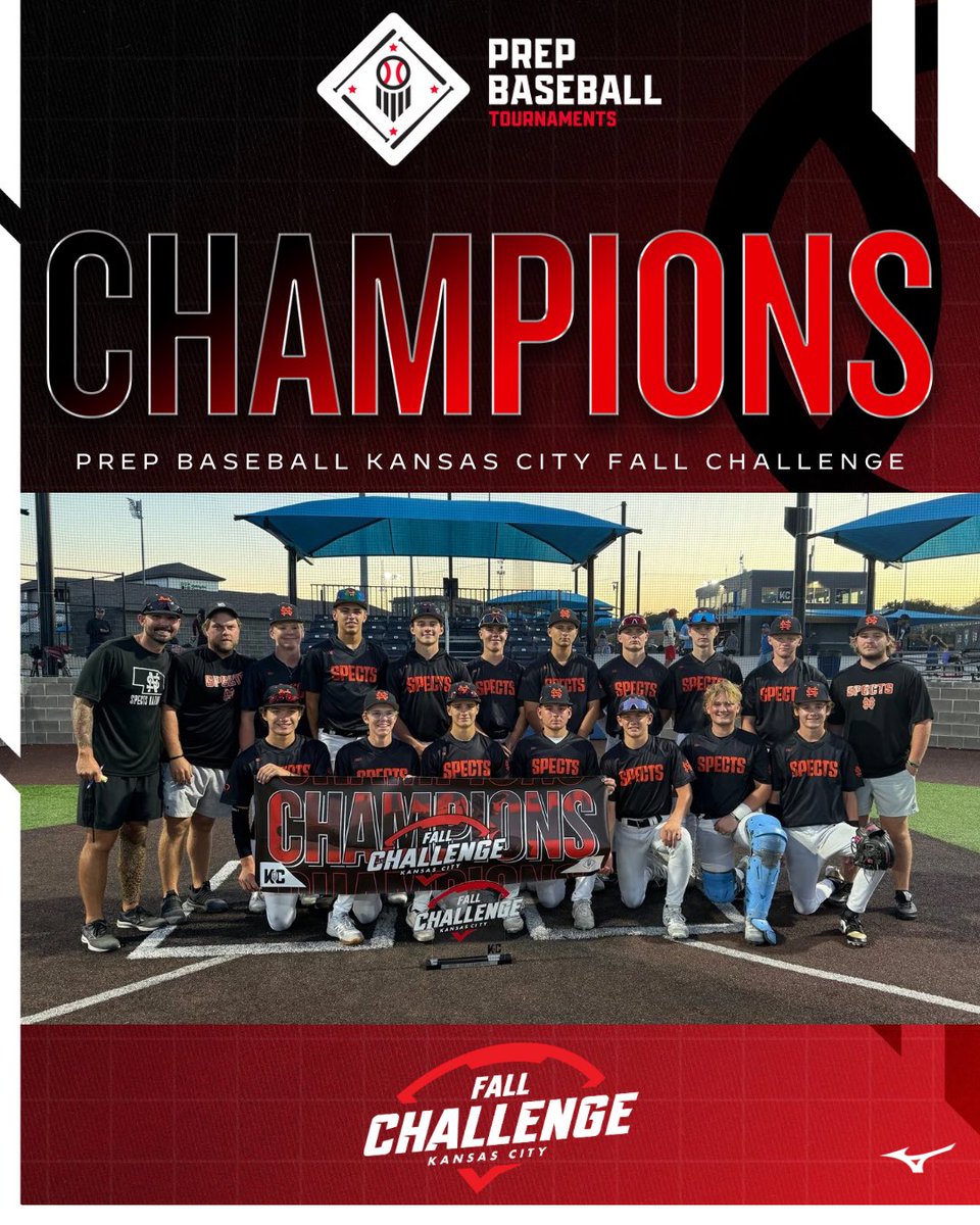 🏆CHAMPIONS🏆

Congratulations to the 2025 Prep Baseball Kansas City Fall Challenge 16U Open Champions, Nebraska Prospects Orange West!!!    

#PrepBaseballKC | #FallChallenge25