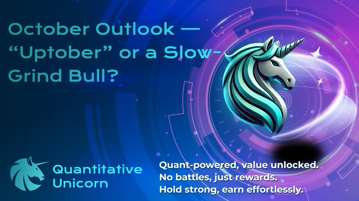 Brc20_QuniX's tweet image. October outlook (“Uptober”):
1. Selective inflows post-rebalancing; majors favored
2. Watch TOKEN2049, CPI/jobs, ETF flows
3. Key zones: BTC $110k/$122k; ETH $4k/$4.4–4.6k

📌 QuniX: Slow-grind bull—scale in, add on events, strict risk.

🔗 t.me/Brc20_QuniX/332
#QuniX #RWA