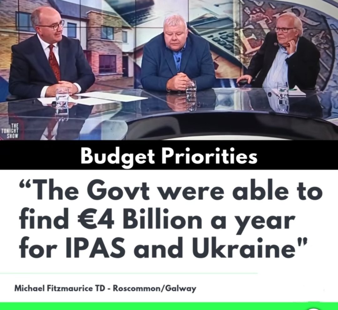 Imagine telling Irish workers there’s only €1.5 billion for tax cuts, then handing €4 billion to IPAS and Ukraine. Imagine looking the people who fund this country in the eye and saying there’s nothing left for them. This country has lost the plot.