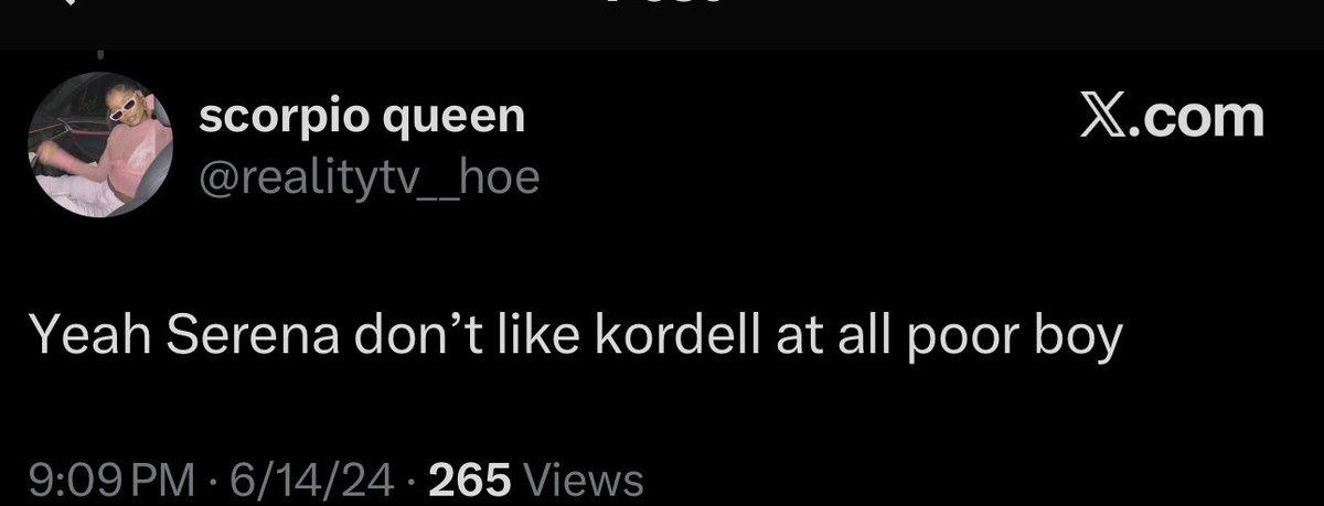 toxicdrake's tweet photo. wasn’t this you during the peak of the serena hate last season…? and now you trying to use her name in a silly stan war because chelley don’t got the same motion 💀 https://t.co/9AQt0vLvH2