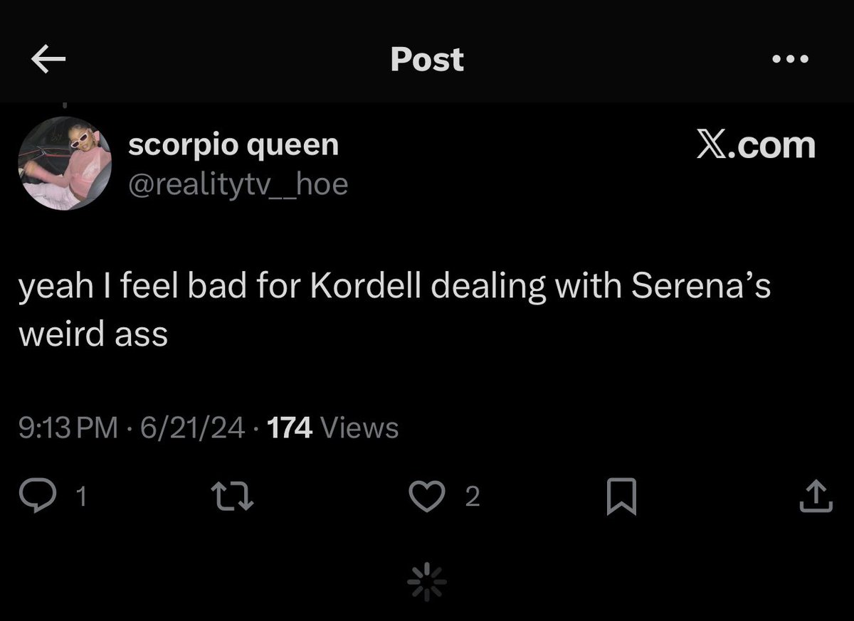 toxicdrake's tweet photo. wasn’t this you during the peak of the serena hate last season…? and now you trying to use her name in a silly stan war because chelley don’t got the same motion 💀 https://t.co/9AQt0vLvH2