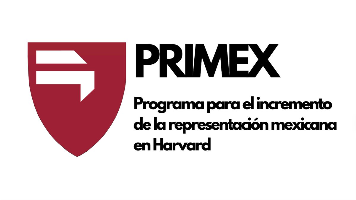 🇲🇽¿Eres MEXICANO y sueñas con estudiar en HARVARD?  ¡Esta es tu oportunidad! 📷 PRIMEX es el programa GRATUITO de

<a href="/HarvardHUMAS/">Harvard University Mexican Association of Students</a>
en el que te guiamos para lograrlo.   ¡No dejes pasar esta oportunidad!
<a href="/primex_humas/">PRIMEX</a>
Inscríbete: humas.org/primex
