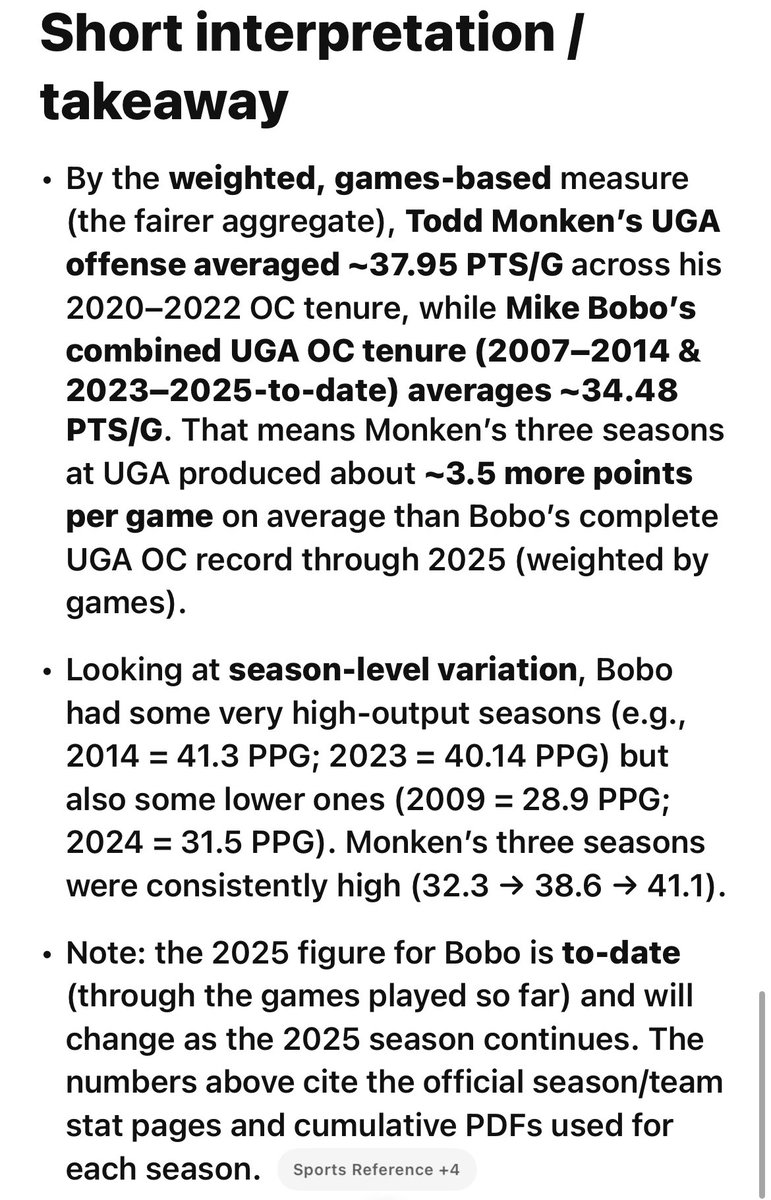 austinchiang127's tweet photo. Summary for the Bobo haters.
#godawgs @BrooksAustinBA @GrahamCoffeyDC @DawgNationDaily @ReportBulldawg @CoachHayesHudl @wiserdawg https://t.co/1ZAG3njQnA