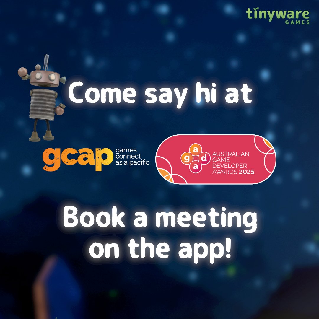 MiscATinyTale's tweet image. Going to GCAP or Melbourne Games Week? We are too!
Our lead developer Michael Pearce will be attending from the final day of CGAP till Sunday, so if you'd like to meet up please book a meeting time!
We'd love to chat, connect, and celebrate games together. See you then!😊