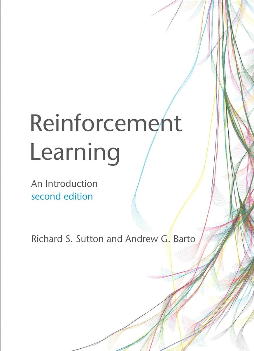 KirkDBorne's tweet image. #ReinforcementLearning foundational book (2nd edition of this classic): amzn.to/3UtbeAa
—————
#DataScience #AI #MachineLearning #ML #DeepLearning #DataMining #Mathematics #Gamification