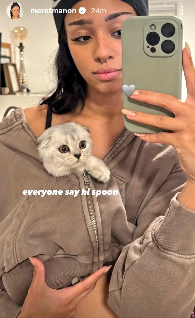 Manonary's tweet image. everyone say hi spoon