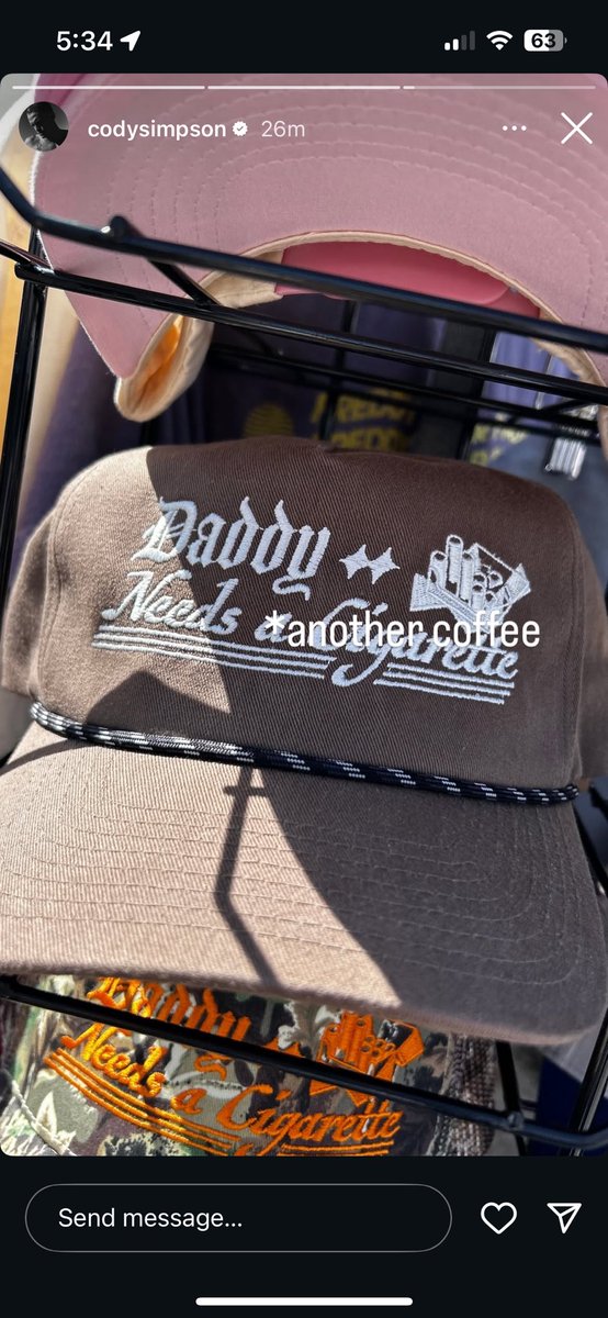 CodysMerchStore's tweet image. May have to start designing hats…