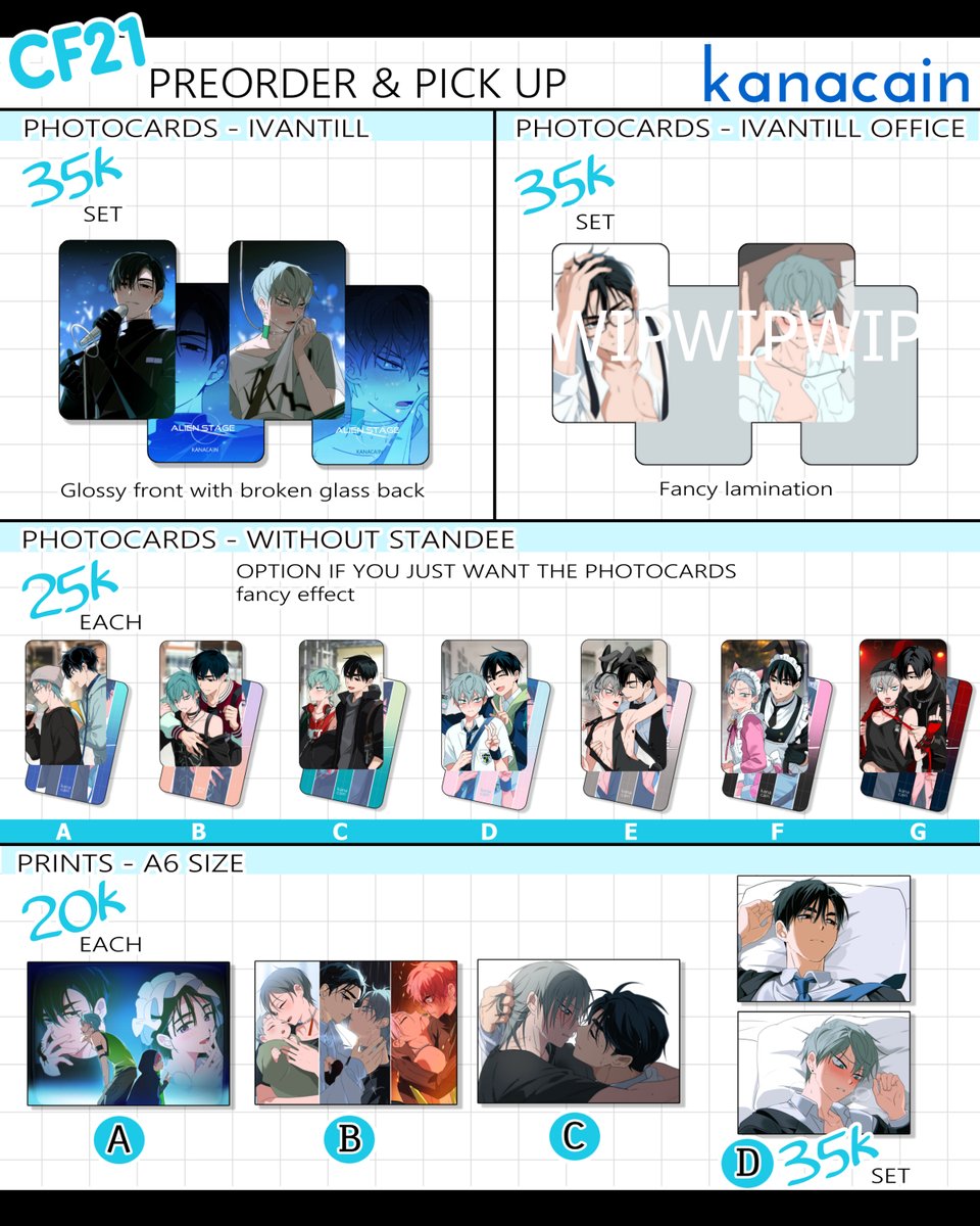 lucidkana's tweet image. [🔁/❤️are appreciated~!]

🎤Some of my Alien Stage fan merch for CF21 pre-orders/ local mail order and pick up!

📅PO close Oct 29th!
📍Booth TBA
🔗Form below↓↓

#comifuro21 #CF21 #cf21catalogue