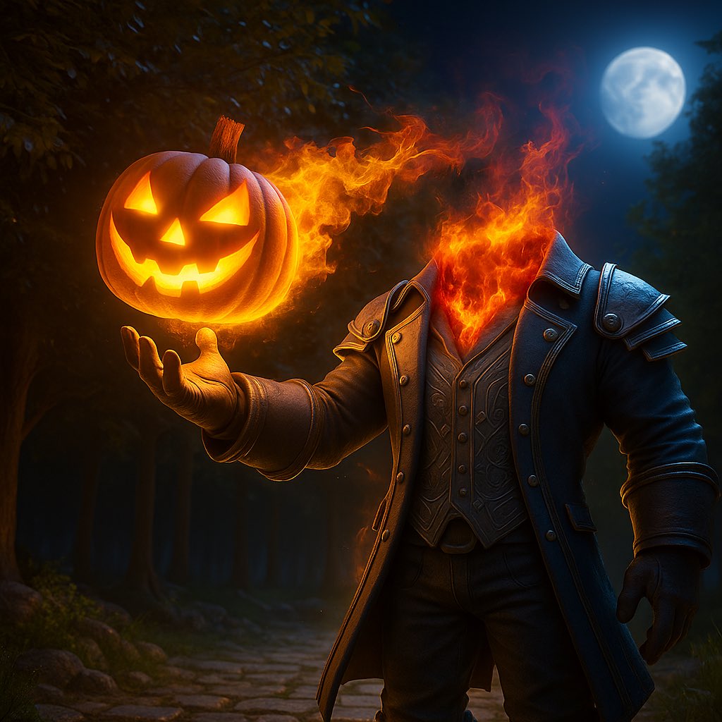 that1muslimguy's tweet image. 🎃 HEADLESS HORSEMAN GIVEAWAY 🎃
It’s October, you know what that means…🍂
One of YOU will have Headless in your item shop before November❗️
How to enter:
• Like ❤️
• Retweet 🔁
• Follow me & @g3n3rat3 👥
• Comment “spooky” for an extra chance to win 👻
Ends oct 31⏰