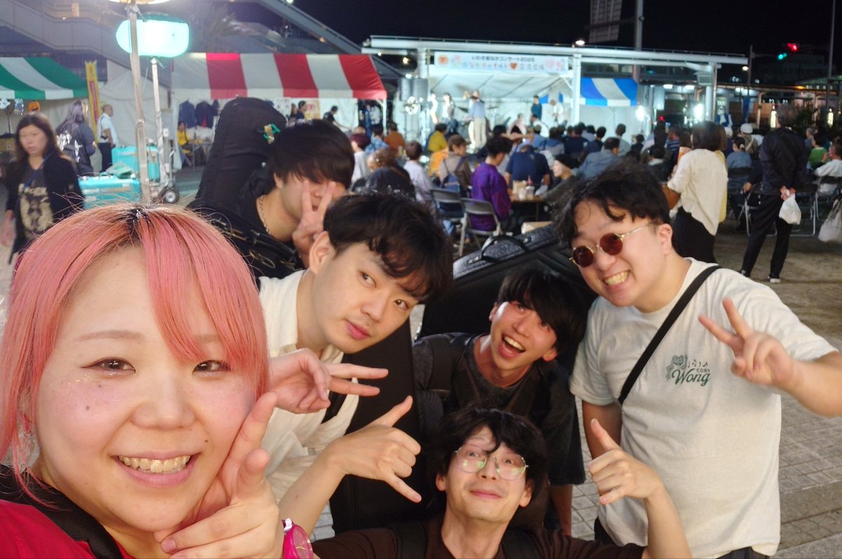 #いわき街なかコンサート
出演してきました！
Tp.ハンディー加入後初ライブでした🎺✨️
(Dr.サポートはミチたちのねたさん)
とっても楽しかったのでぜひ来年も参加したいです🐕️

次のライブは10月25日(土)
南青山エレクトリックカフェ
open 12:45 / start 13:00 (music charge ¥500)
出演は14:30