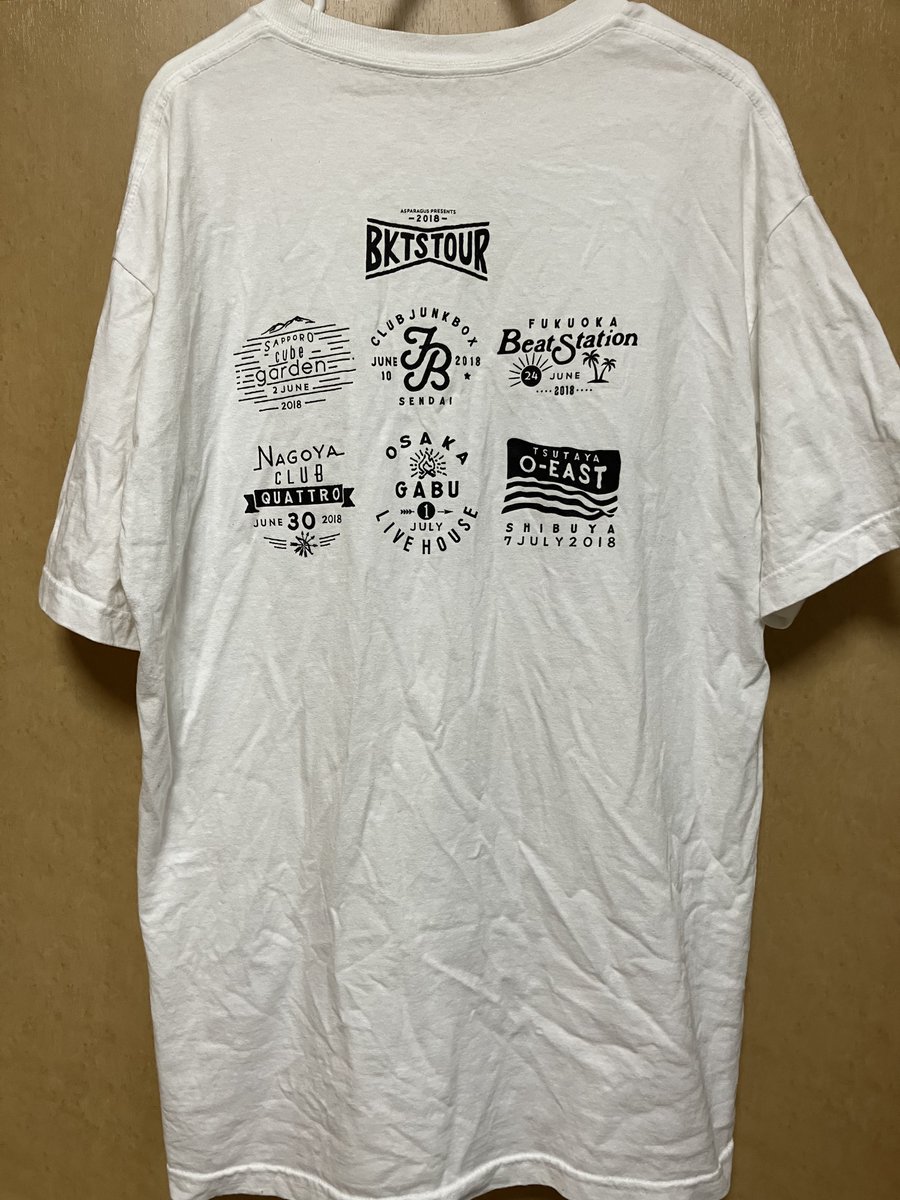 Top_40_Age's tweet photo. #916 BKTS TOUR 2018
ASPARAGUS、the band apart、COMEBACK MY DAUGHTERS、lostageの合同ツアーTシャツ。
#マーチャンダイズ記録シリーズ #ASPARAGUS #thebandapart #ComebackMyDaughters #CBMD #lostage #BKTS https://t.co/OqbIpXQmrj