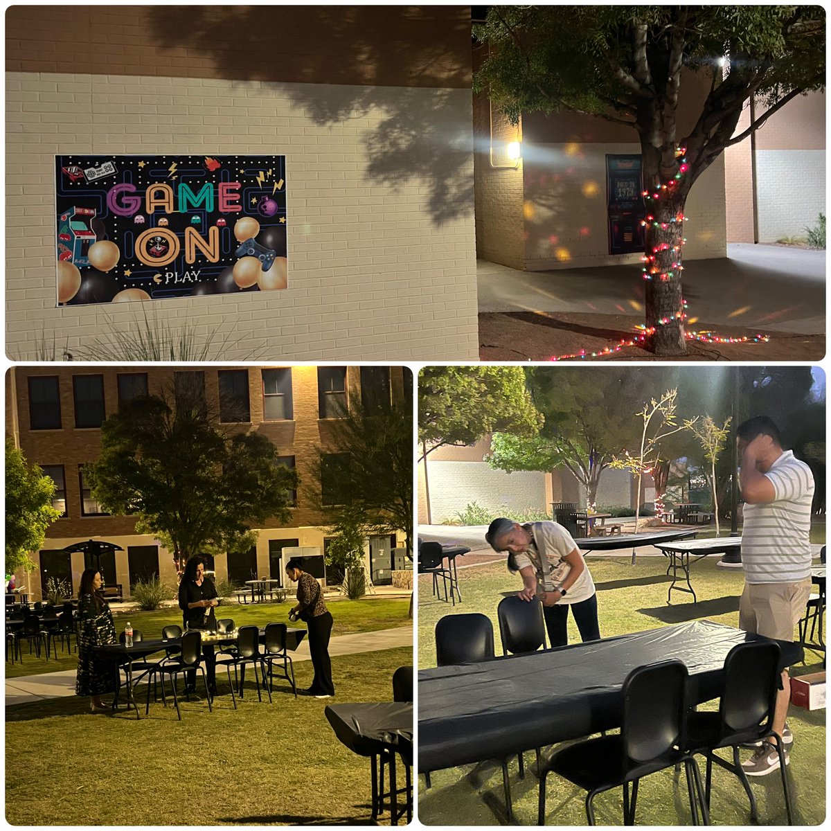 rosalesflorEP's tweet image. When everyone supports #PanthersLevelUp 💥 admin setting up for HOCO dance 🕹️volunteers assisting Band 🎶 leadership rooting at the game 📣 former Panthers attending events  💛🤎@maribelruiz2015 @MartyTeran915 @SamuelMari67458 @bpallare @RubyLucero23 @SarahVenegasEdD