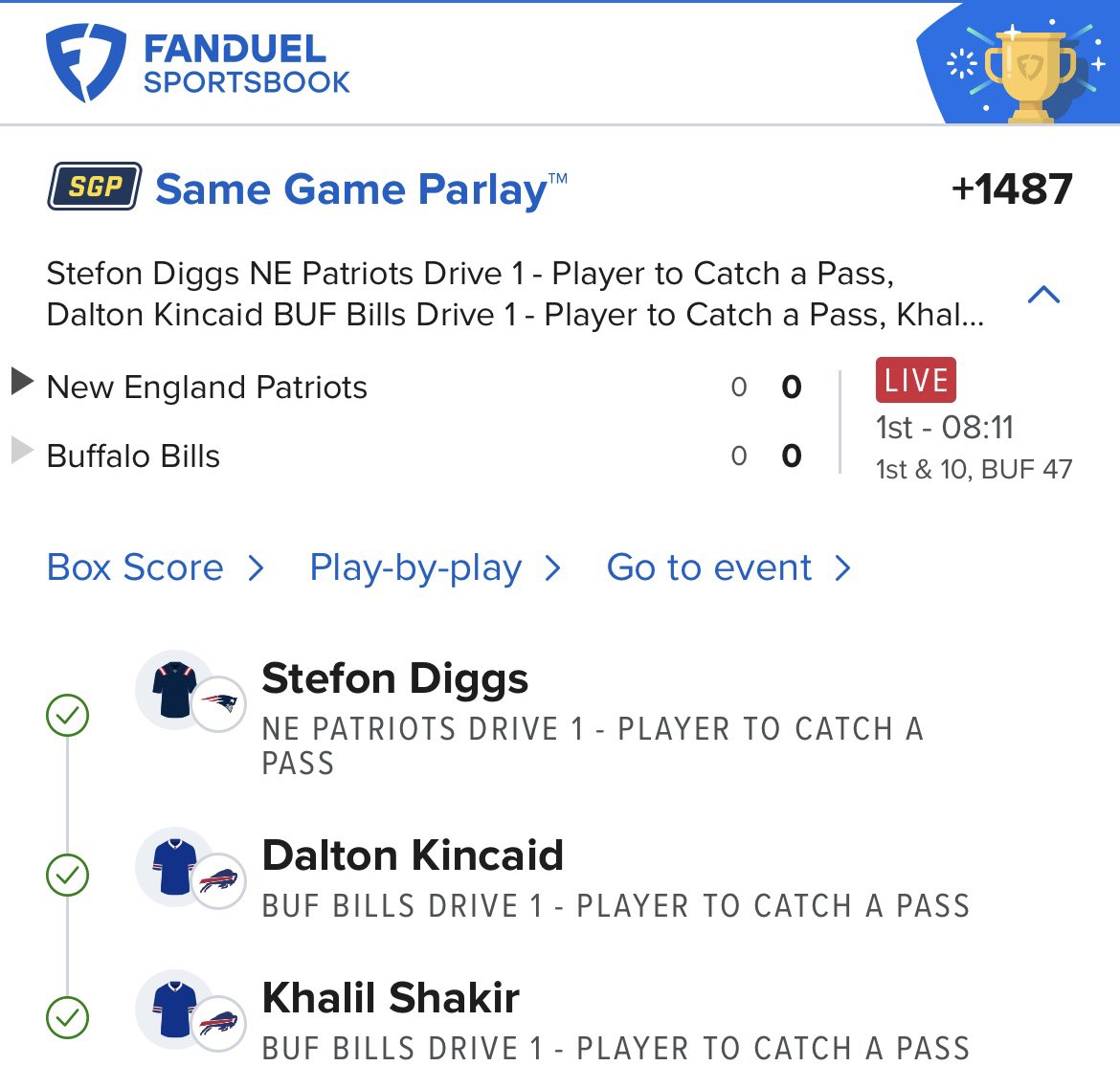 301Slim's tweet photo. Cashed in the @CappCollective discord ๐ฐ โ
Join Today: https://t.co/QTLIyueRi3
#GamblingX #NFL #FirstDriveReception #FDR https://t.co/qY7thWFCdO