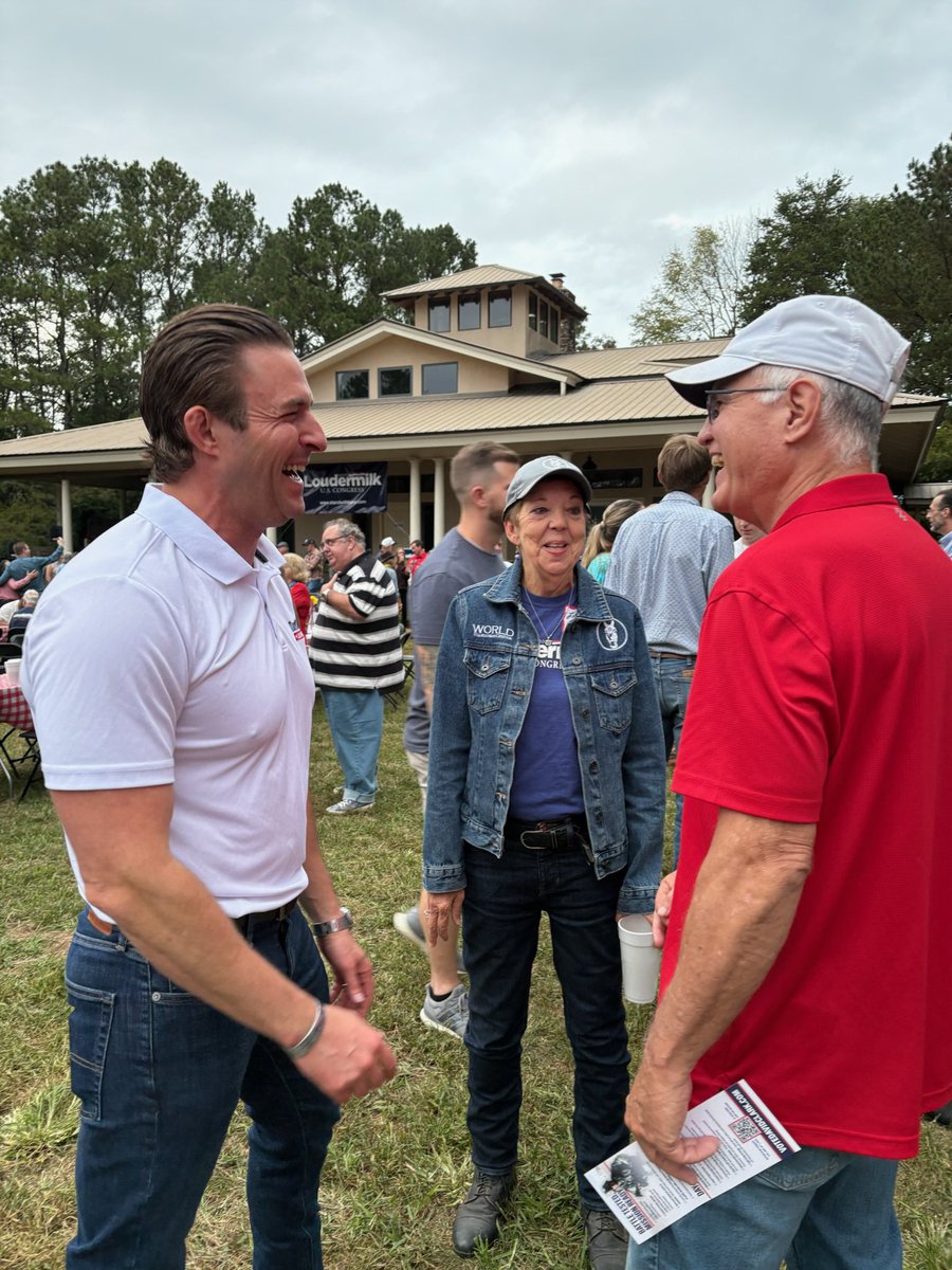DavidClarkGA's tweet image. Great night at the Boots, Bales &amp;amp; BBQ event in Cherokee County last night!
