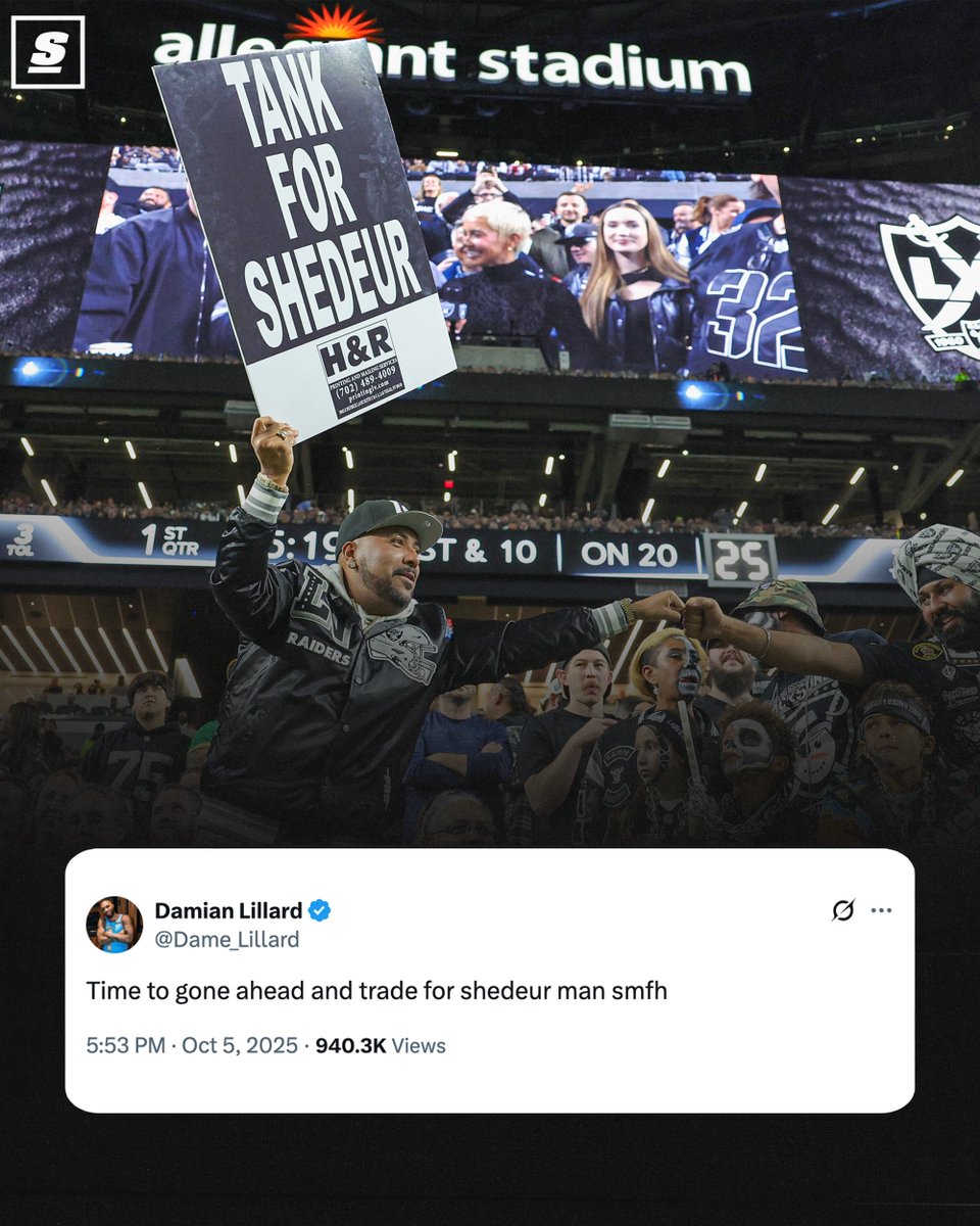 Dame wants Shedeur in Las Vegas. 🗣️