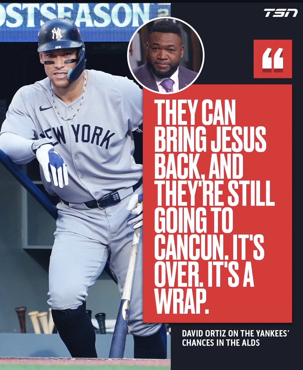 Big Papi says it’s over. I believe him
#BlueJays #yankeesbluejays #yankess #ALDS