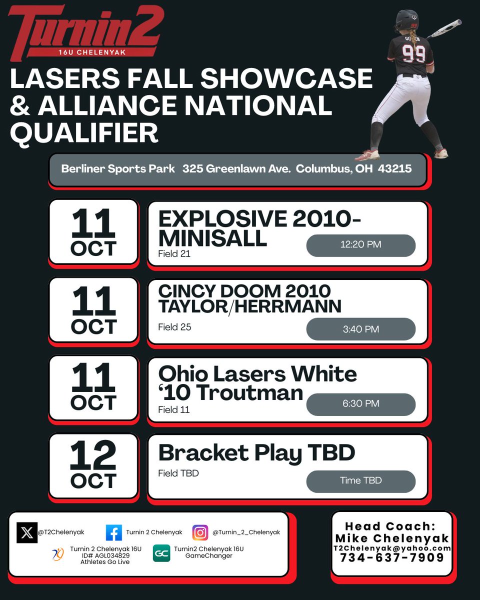 We are ready to get back on the field after a few weeks off!