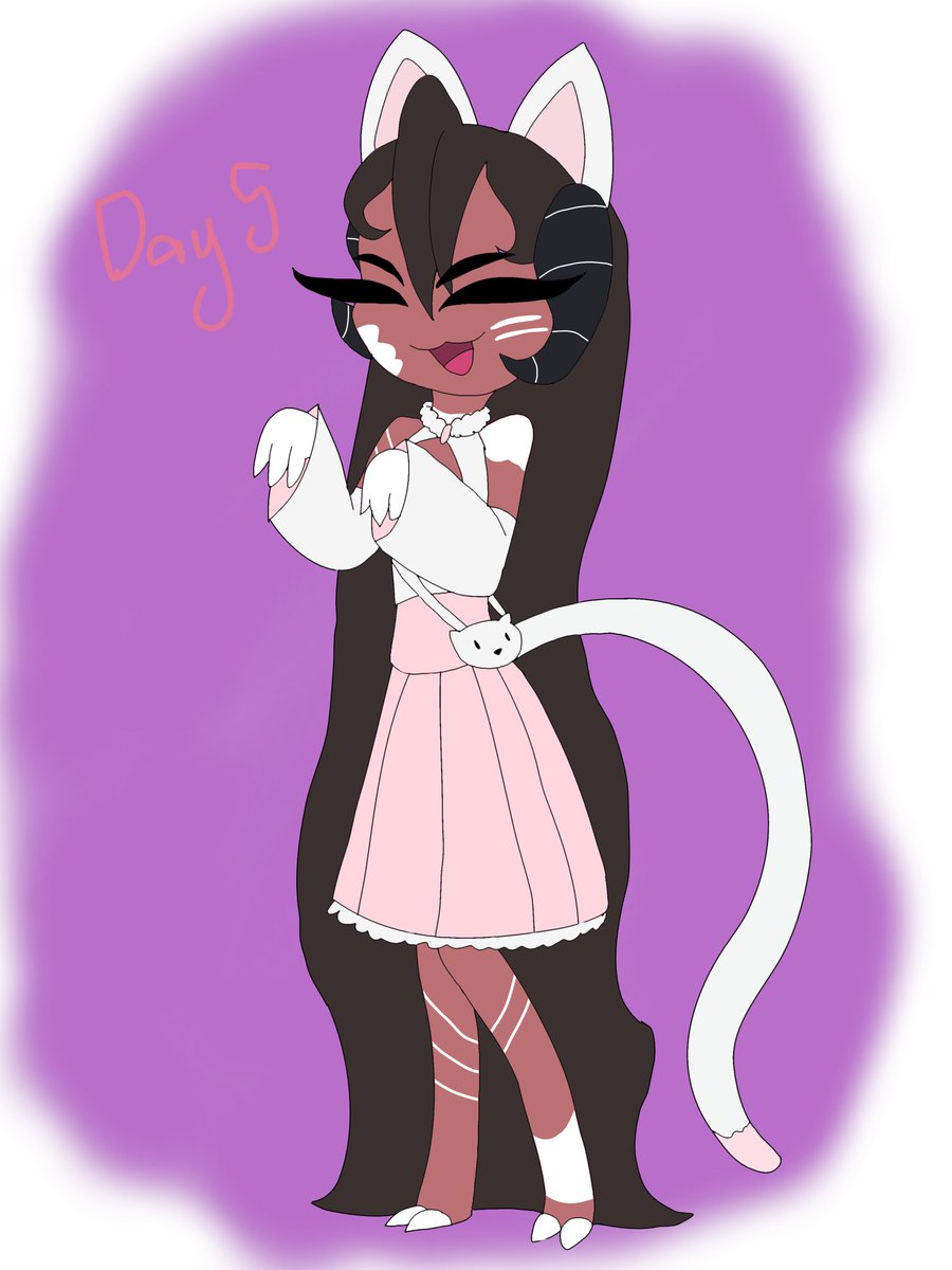 NekoOtakuLuv's tweet photo. Day 5 for #DressupTober2025 #HelluvaBoss #impoc https://t.co/uW9ws3Y2Qj