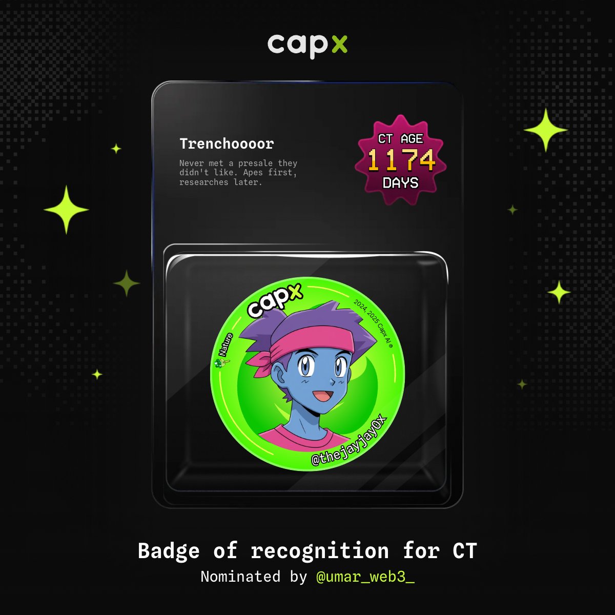 I’m now eligible for the <a href="/0xCapx/">Capx AI</a> Tazo claim 🙌🏼 Big thanks to <a href="/umar_web3_/">Umar_Web3</a> for the nomination. Feeling like a full Capx believer now 😌 Excited to see what’s next