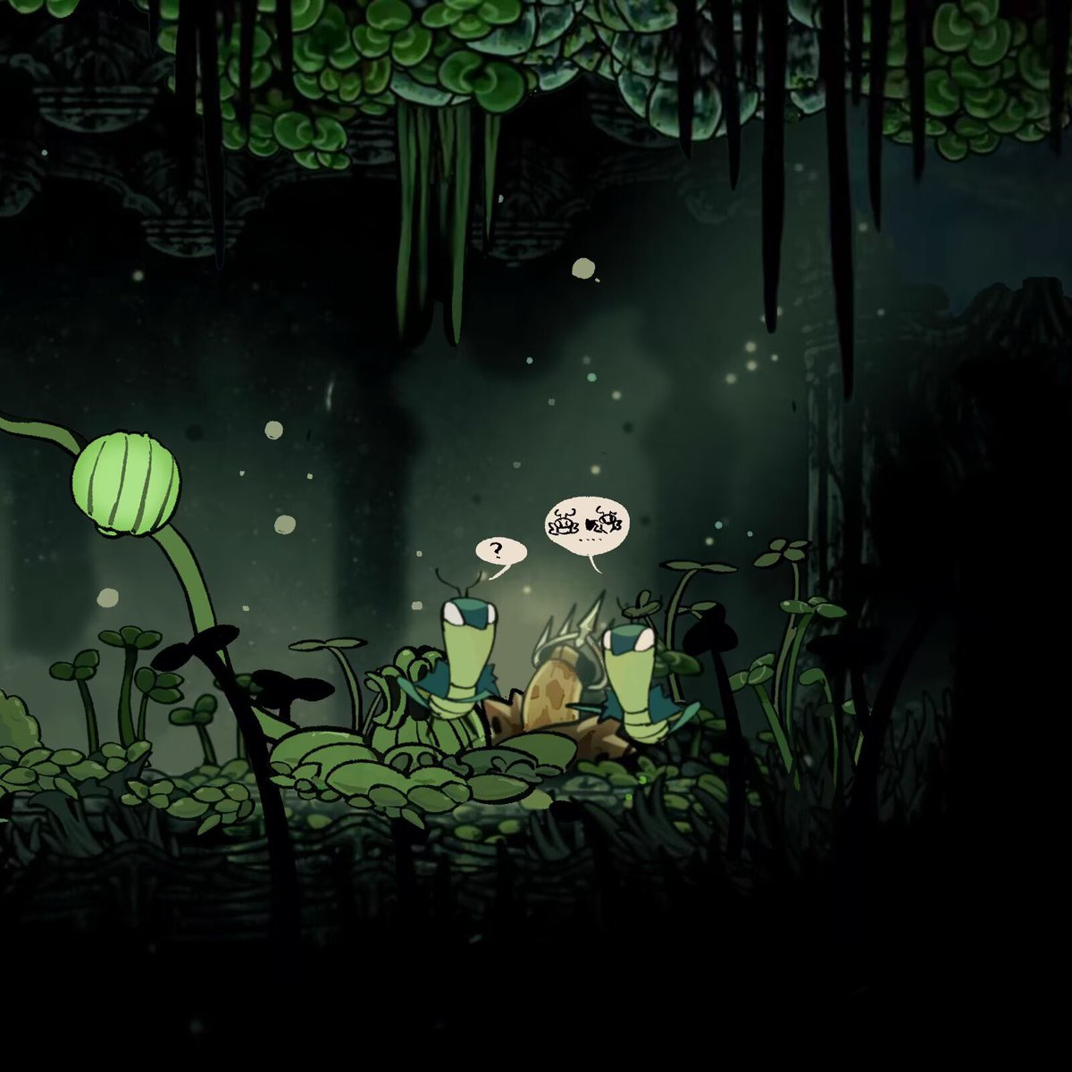 Insomnine111's tweet image. The End
#SilkSong #hollowknight #cogworkdancers #greenprince