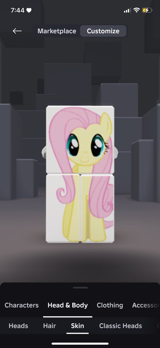 matching yuri with <a href="/MMonke7575/">MrsMonke</a> 🥹🥹✌️ #mlp #roblox #headless 
thank u for buying me headless twin i love u