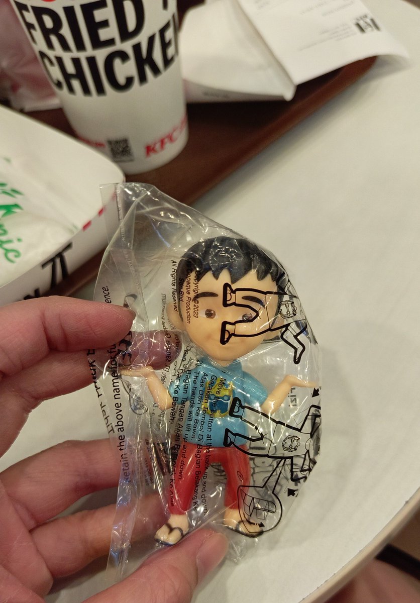 Anakku lagi ngumpulin ini dari KFC... 
Karakternya banyak bgt ☹️☹️☹️