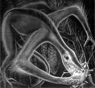 Visceral9000's tweet photo. While it is common knowledge nowadays that birds are a type of reptile, Victorian scientists originally thought that birds were more closely related to mammals.

Which lead to abominations such as this: a hypothetical bird-mammal common ancestor https://t.co/MKI0ajcRP1
