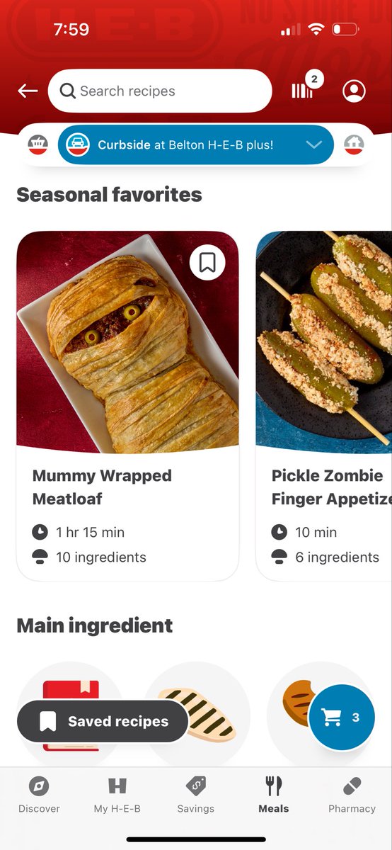 DeLordschips's tweet photo. What’s the matter babe?!? You’ve barely touched your mummy wrapped meatloaf @HEB https://t.co/CVY0Z5BCVp