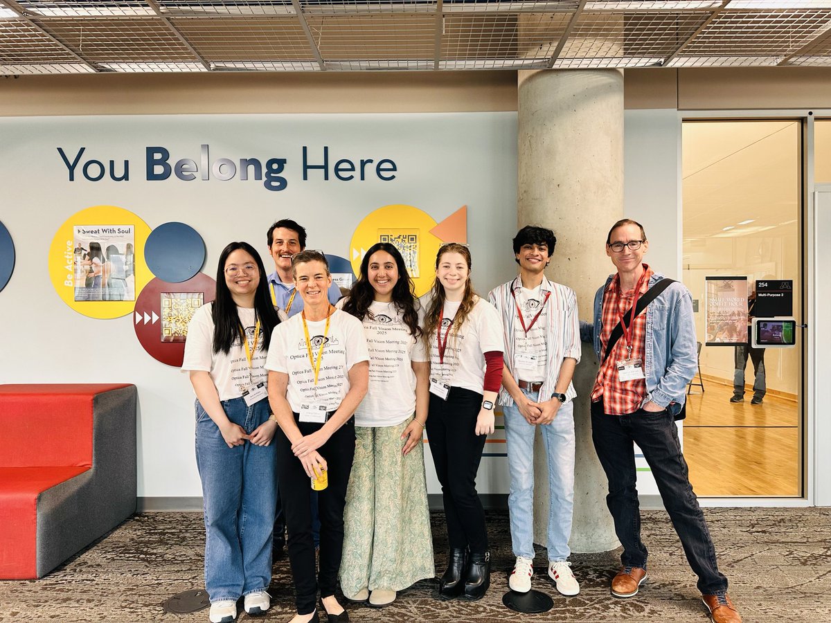 A big shout out to the <a href="/Optica_FVM/">Optica Fall Vision Meeting</a> local organizing committee in Minnesota for making it happen! #fallvisionmeeting