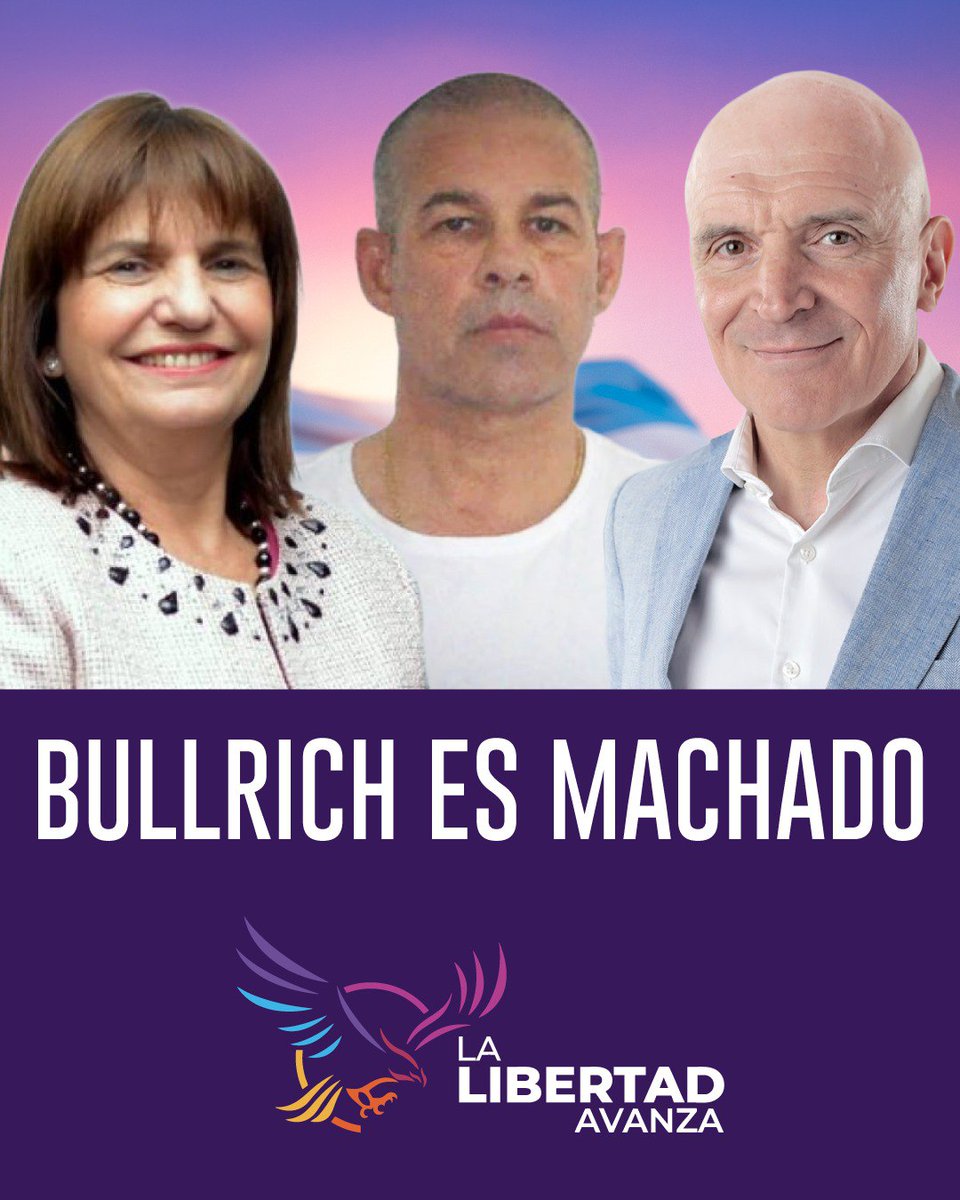 Bullrich está operando para que la Corte no extradite a Machado a EEUU, todos sucios, están hasta las manos