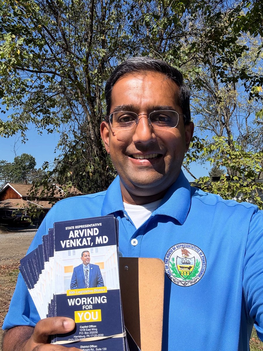 RepVenkat's tweet image. Great to door knock in Kilbuck before returning to Harrisburg. As @SecKennedy fires scientists &amp;amp; DC shuts down to reverse devastating healthcare cuts, our State House will consider my bills, HB 1828 &amp;amp; 1881, with @RepTarik, @RepBridget &amp;amp; @RepOMara to protect vaccine access in PA.