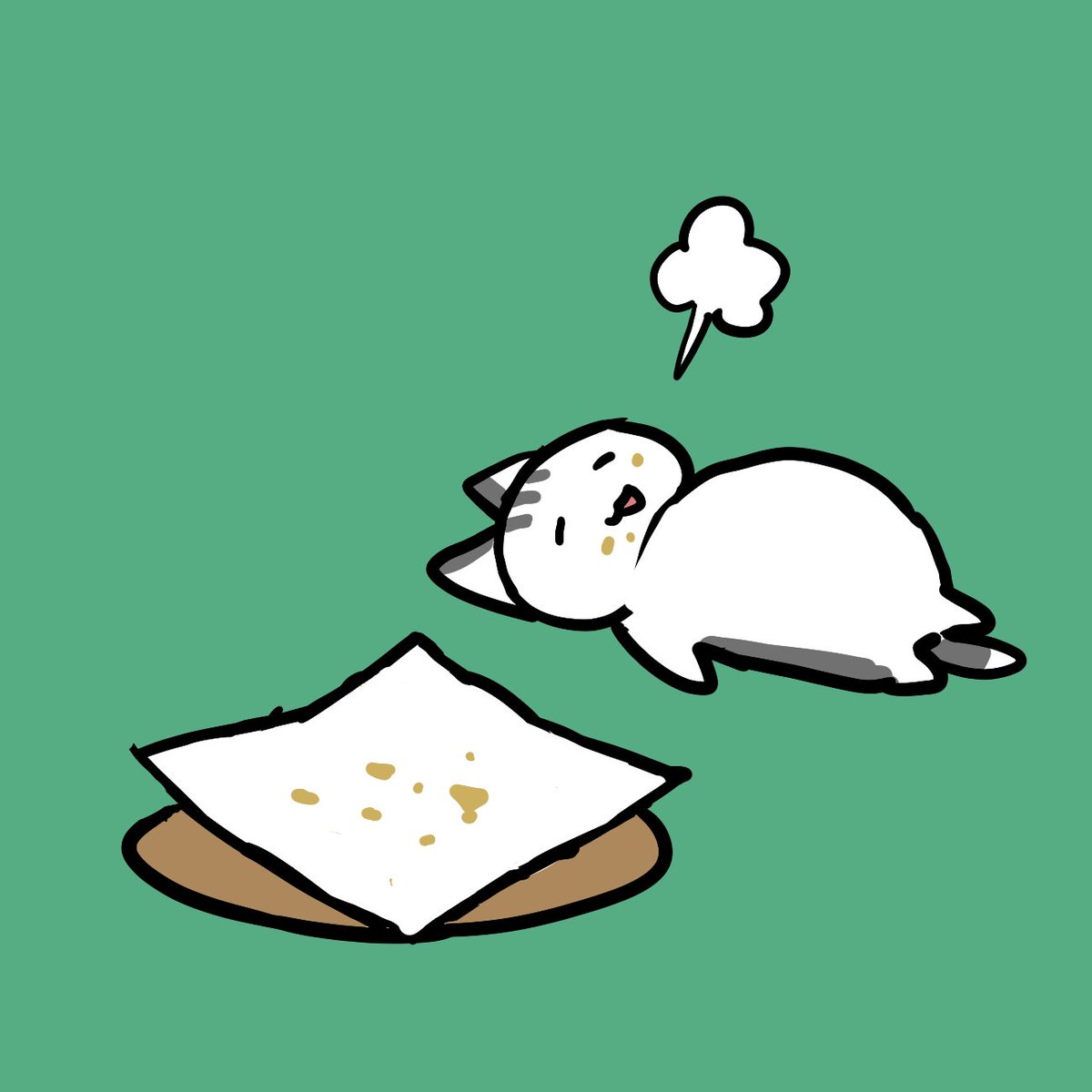 J00H0NG's tweet image. 즐거운 한가위 보내세요!
※평범한 고양이는 사람 음식을 먹으면 위험합니다.