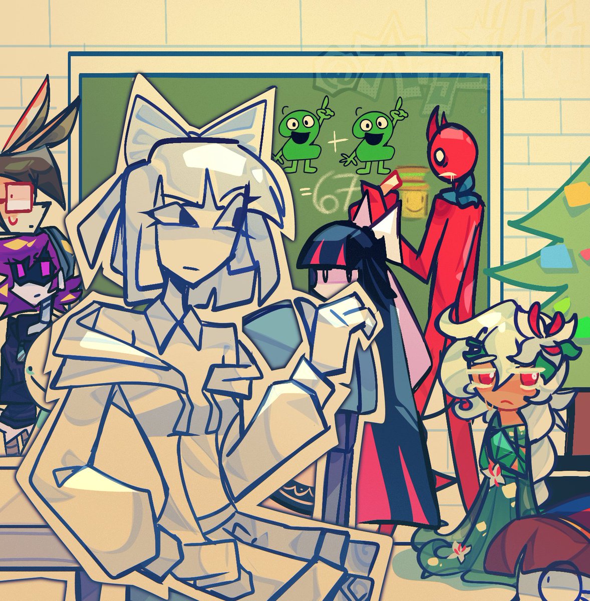 HerediaAng77524's tweet photo. "Tf is this classroom vro" #fundamentalpapereducation #multifandom https://t.co/syk7eOLoa3