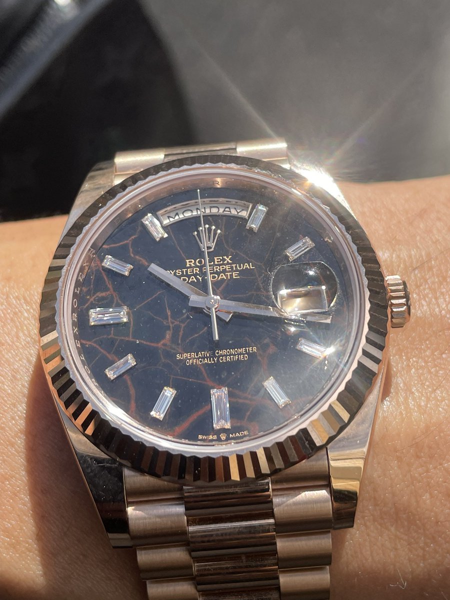 LLMqE6ljKVw83C9's tweet image. おはようございます☀️
#ロレックス　#DD
#アイゼンキーゼル
#時計