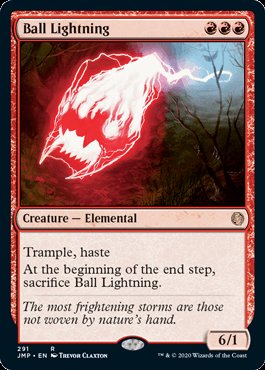 SniperRic's tweet photo. @PaperPlayerCast @MagicOnline Ball Lightning https://t.co/jl6VYr3Ar3