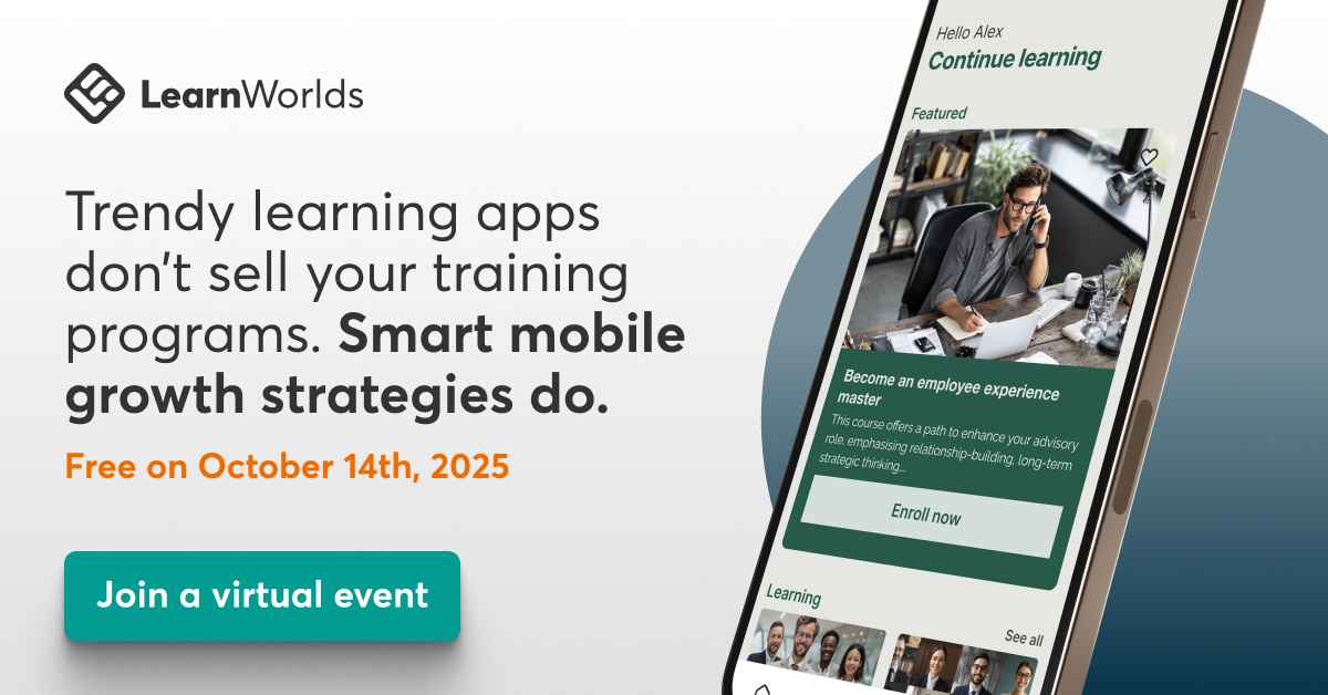 SvcFacilitators's tweet image. Top coaches use mobile learning apps to 3x revenue & 7x learners. Learn their secrets & get a free 5-day Mobile App Accelerator!
👉 kuruntha.com/blog/mobile-le…
#MobileLearning #DigitalTraining #LearningApps #TrainingRevenue #CoachGrowth #LearnerEngagement #Upskill #OnlineCourses