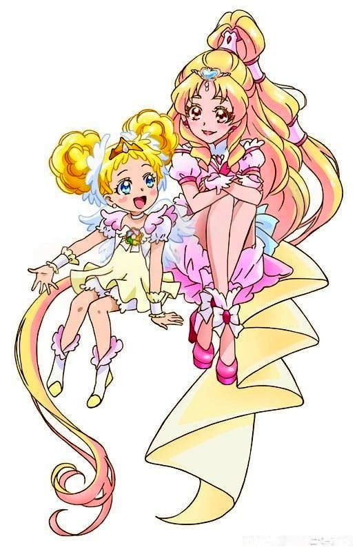 AIrzahn's tweet image. Precure All Stars ✨ 
Post appreciation feature with Cure Tomorrow and Royale Candy together ~ ! Such a beautiful illustration from the Precure Works content section 🫶🏻