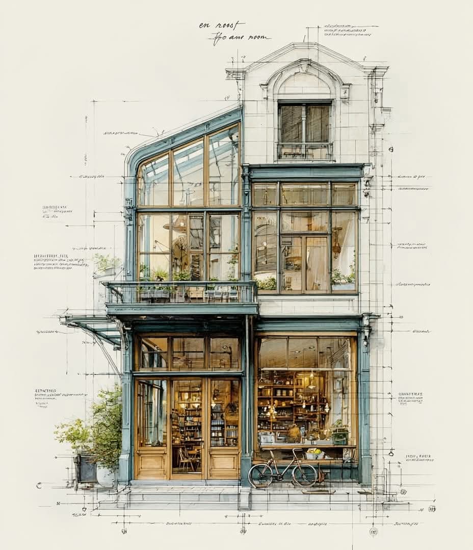 earthkitchen's tweet image. If my maths in school was reasonable, would have definitely been an architect. These sketches are so delicious to see &amp;amp; absorb. Restoration &amp;amp; conversions would have been my forte! 
#architecture #drawings #Makeover #Sketching
