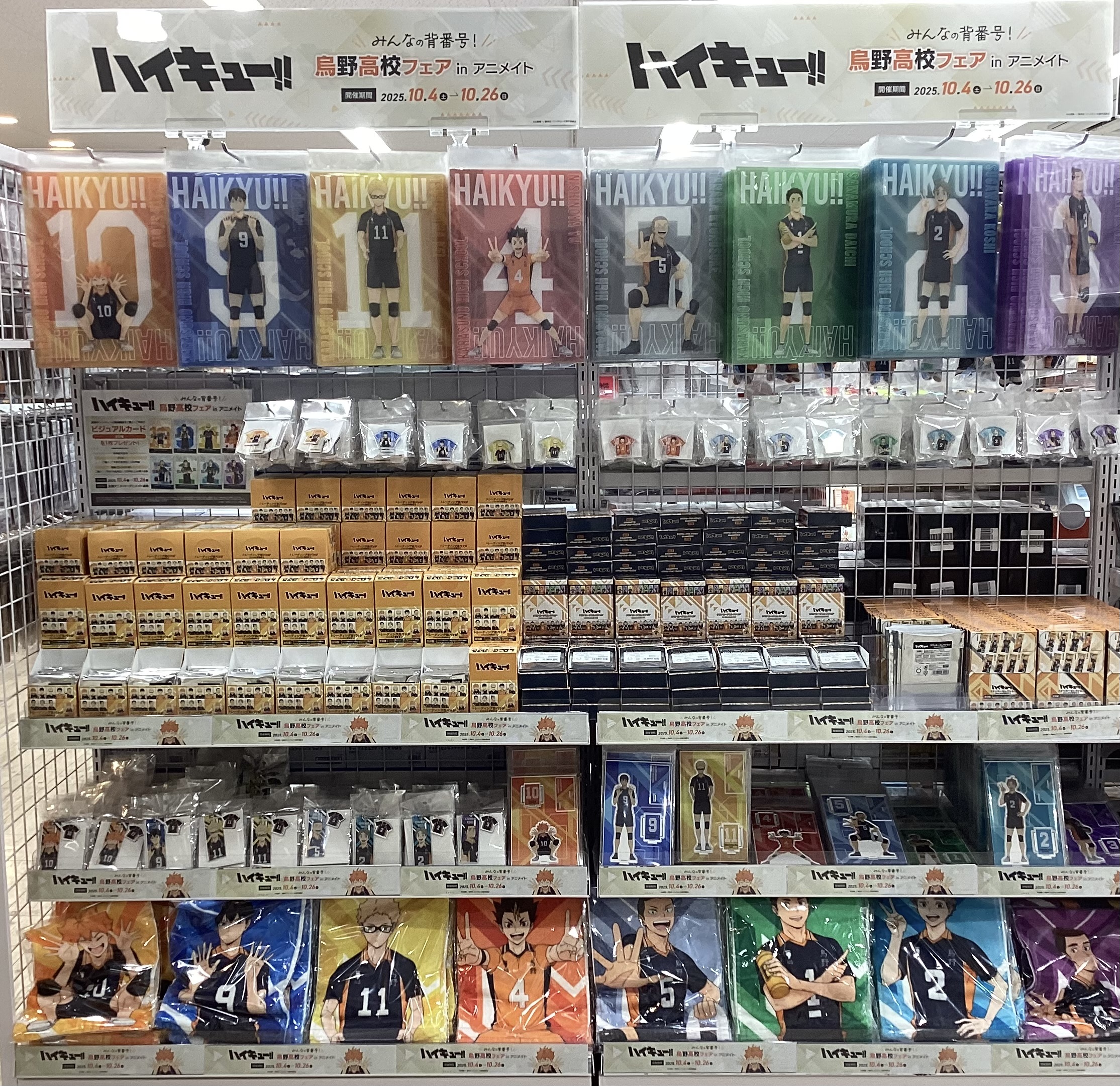 ✨ハイキュー!!　全巻45冊　特典　アニメイト　ビジュアルカード　新品未開封 ハイキュー!! 45巻 アニメイト特典付き 2種類 初版 第一版