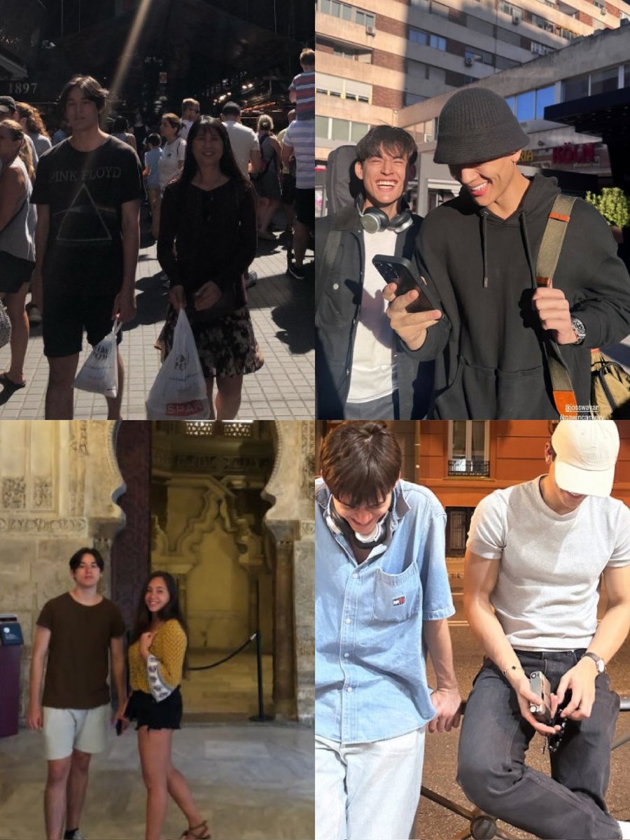 ilgcsm_'s tweet photo. Gawin with his                    Gawin with his
Family in Spain                partner in Spain
2018🧍                                   2025 😄🥰

#JossGawin https://t.co/SlaxD0Kyz4