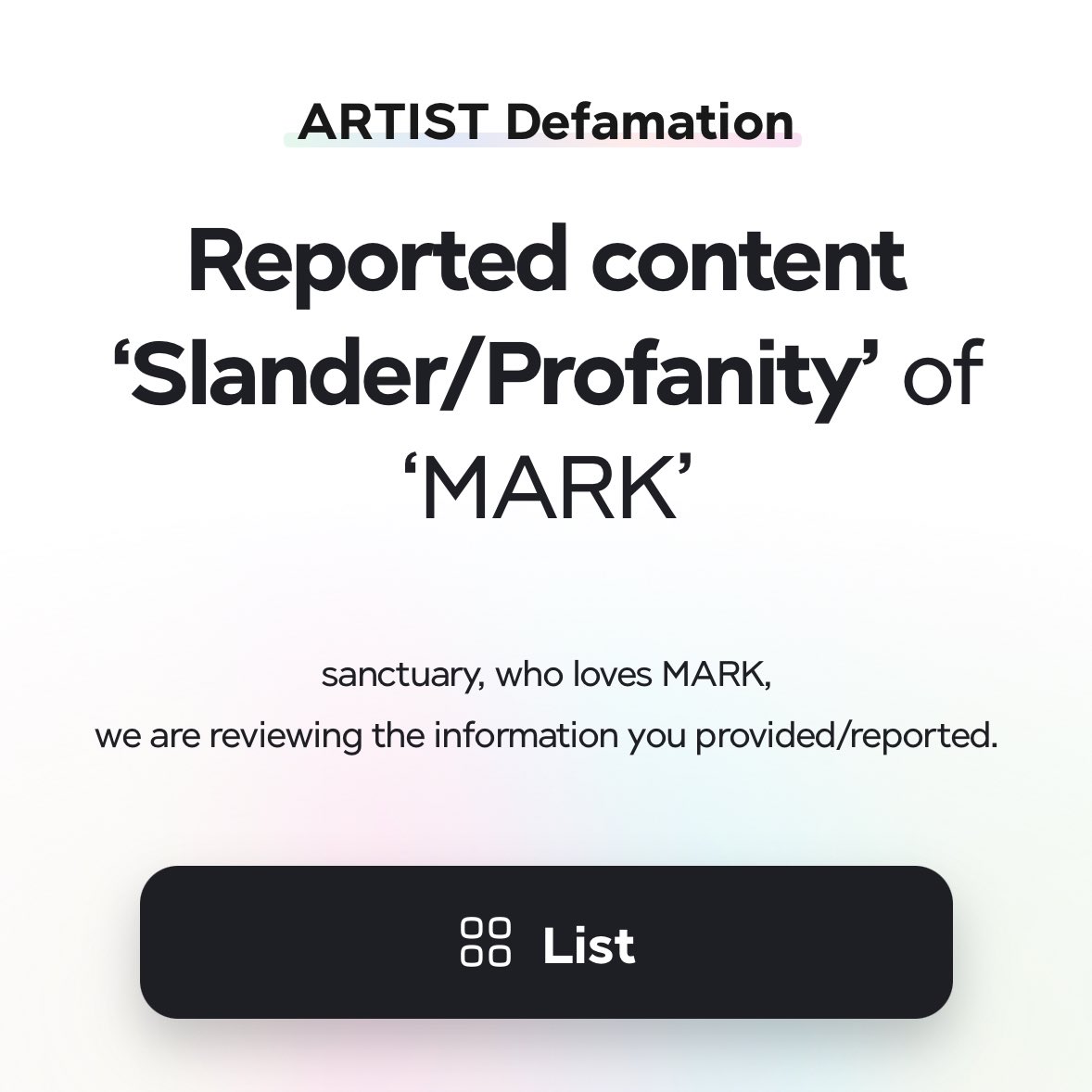 ขอเวลาคนละ 5 นาที ในแบบฟอร์มนี้มีคนไล่น้องไปตาย อยากให้ทุกคนช่วยกัน mass report จริง ๆ ใครมีข้อสงสัยถามได้เลยนะ มันเยอะมาก ๆ